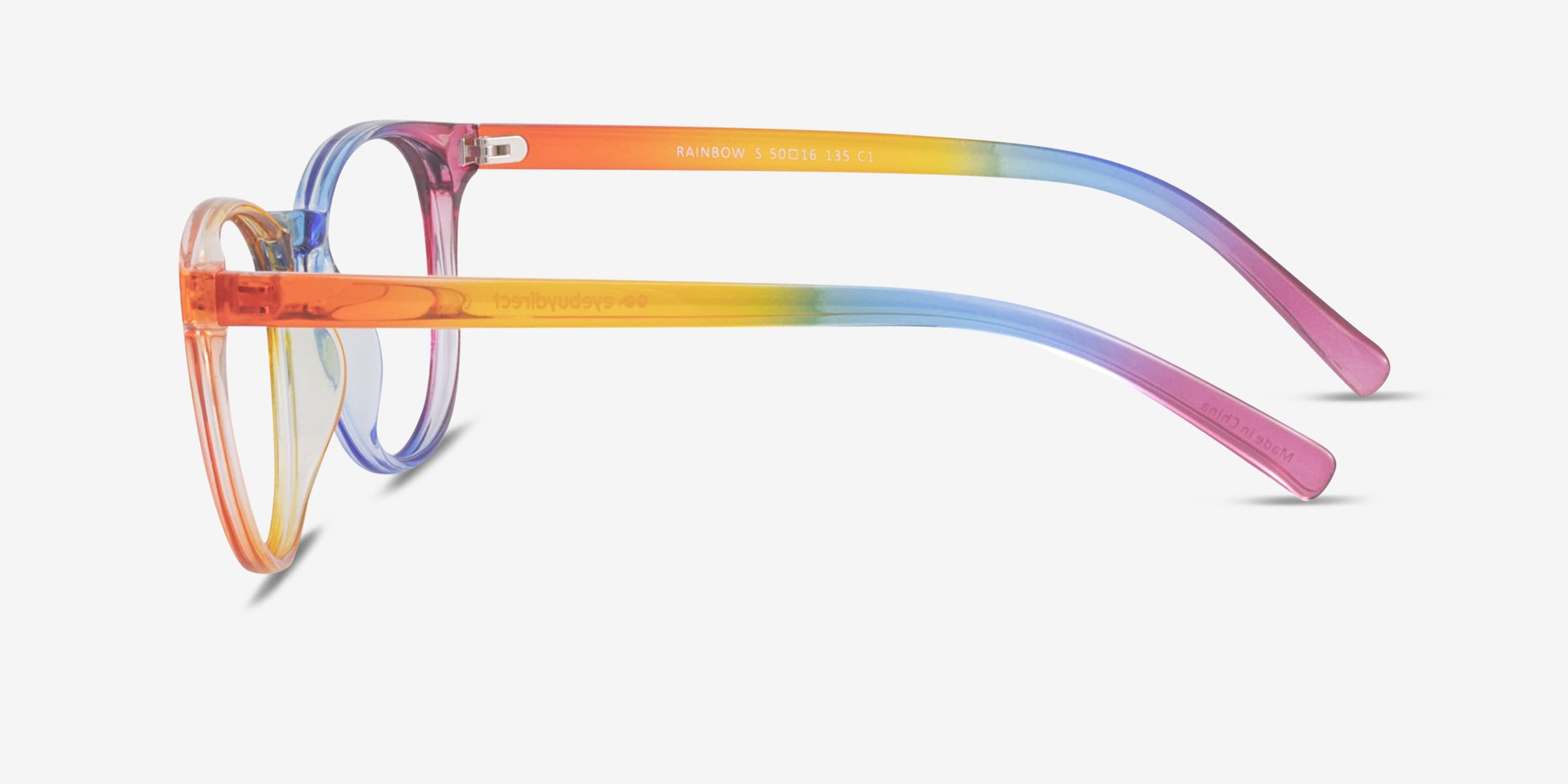 Rainbow colored hotsell eyeglass frames