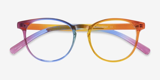 Rainbow Rainbow PlasticEyeglass Frames from EyeBuyDirect, Closed View