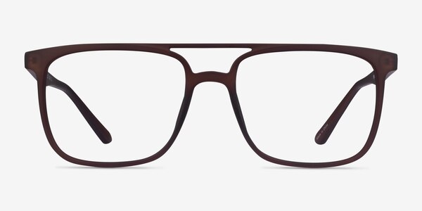 Between Matte Coffee Plastique Montures de lunettes de vue