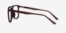 Between Matte Coffee PlasticEyeglass Frames from EyeBuyDirect, Side View