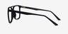 Between Matte Black PlasticEyeglass Frames from EyeBuyDirect, Side View