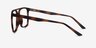 Between Matte Tortoise PlasticEyeglass Frames from EyeBuyDirect, Side View