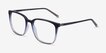 House Gradient Blue MetalEyeglass Frames from EyeBuyDirect, Angle View