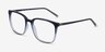 House Gradient Blue PlasticEyeglass Frames from EyeBuyDirect, Angle View