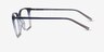 House Gradient Blue PlasticEyeglass Frames from EyeBuyDirect, Side View