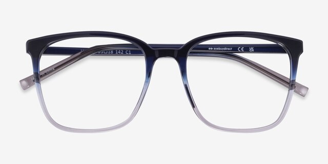 House Gradient Blue PlasticEyeglass Frames from EyeBuyDirect, Closed View
