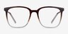House Gradient Brown PlasticEyeglass Frames from EyeBuyDirect, Front View