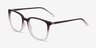 House Gradient Brown PlasticEyeglass Frames from EyeBuyDirect, Angle View