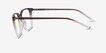 House Gradient Brown MetalEyeglass Frames from EyeBuyDirect, Side View