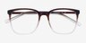 House Gradient Brown PlasticEyeglass Frames from EyeBuyDirect, Closed View