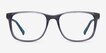 Freeze Clear Gray PlasticEyeglass Frames from EyeBuyDirect, Front View