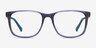 Freeze Clear Gray PlastiqueMontures de lunettes de vue d'EyeBuyDirect, Vue de Face