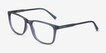 Freeze Clear Gray PlasticEyeglass Frames from EyeBuyDirect, Angle View