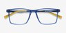Why Blue PlasticEyeglass Frames from EyeBuyDirect, Closed View