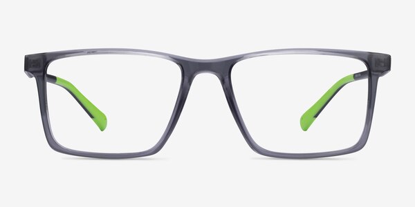 Why Gris Plastique Montures de lunettes de vue