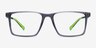 Why Gray PlasticEyeglass Frames from EyeBuyDirect, Front View