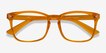 Hope Clear Orange PlasticEyeglass Frames from EyeBuyDirect, Closed View