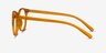 Rainbow Clear Orange PlasticEyeglass Frames from EyeBuyDirect, Side View