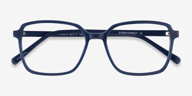 Nonchalance Blue AcetateEyeglass Frames from EyeBuyDirect, Closed View
