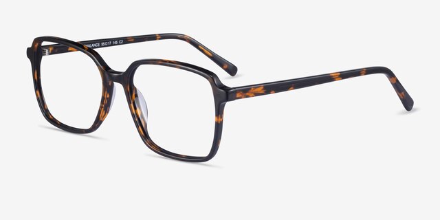 Nonchalance Tortoise AcetateEyeglass Frames from EyeBuyDirect, Angle View