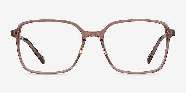 Nonchalance Clear Brown Acetate Eyeglass Frames