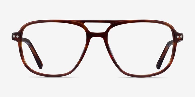 Spirit Tortoise AcetateEyeglass Frames from EyeBuyDirect, Front View