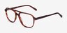 Spirit Tortoise AcetateEyeglass Frames from EyeBuyDirect, Angle View