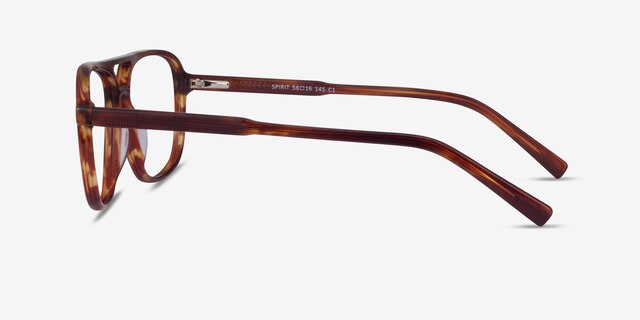 Spirit Tortoise AcetateEyeglass Frames from EyeBuyDirect, Side View