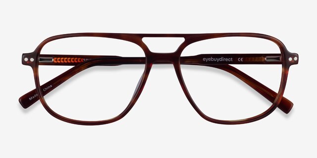 Spirit Tortoise AcetateEyeglass Frames from EyeBuyDirect, Closed View