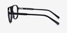 Spirit Black AcetateEyeglass Frames from EyeBuyDirect, Side View