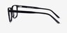 Shift Black AcetateEyeglass Frames from EyeBuyDirect, Side View