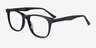 Easy Black AcetateEyeglass Frames from EyeBuyDirect, Angle View