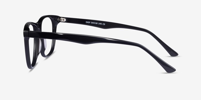 Easy Black Acetate Eyeglass Frames from EyeBuyDirect