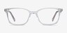 Cheesecake Clear AcetateEyeglass Frames from EyeBuyDirect, Front View