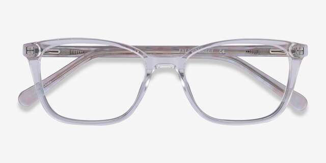 Cheesecake Clear AcetateEyeglass Frames from EyeBuyDirect, Closed View