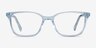 Cheesecake Clear Blue AcétateMontures de lunettes de vue d'EyeBuyDirect, Vue de Face
