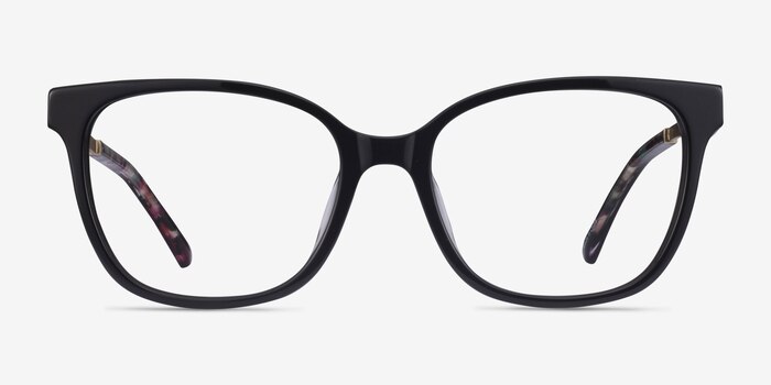 Miracle Black Gold Acetate Eyeglass Frames from EyeBuyDirect