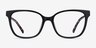 Miracle Black Gold AcetateEyeglass Frames from EyeBuyDirect, Front View