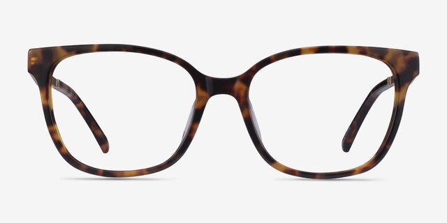 Miracle Tortoise  Gold AcetateEyeglass Frames from EyeBuyDirect, Front View