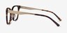 Miracle Tortoise  Gold AcetateEyeglass Frames from EyeBuyDirect, Side View