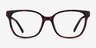 Miracle Red Tortoise  Black AcetateEyeglass Frames from EyeBuyDirect, Front View