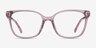 Miracle Pink AcetateEyeglass Frames from EyeBuyDirect, Front View