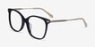 Celestial Black Gold AcetateEyeglass Frames from EyeBuyDirect, Angle View