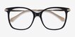 Celestial Black Gold AcetateEyeglass Frames from EyeBuyDirect, Closed View