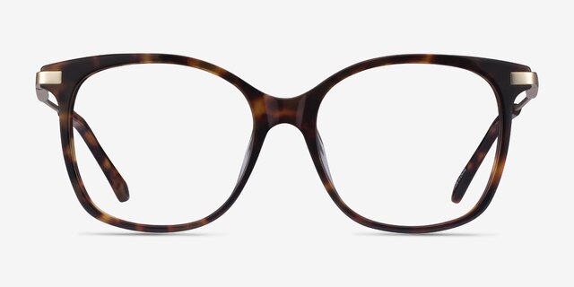 Celestial Tortoise  Gold AcétateMontures de lunettes de vue d'EyeBuyDirect, Vue de Face