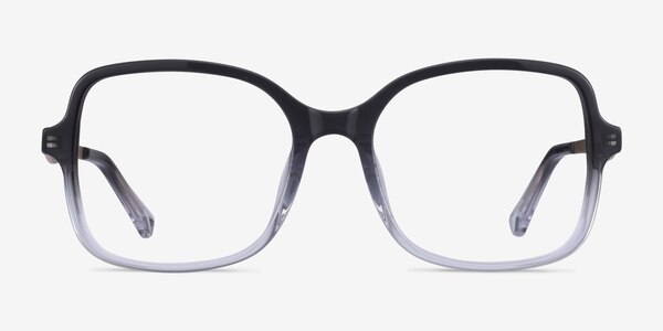 Clematis Black Clear Acétate Montures de lunettes de vue