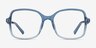 Clematis Clear Blue AcetateEyeglass Frames from EyeBuyDirect, Front View