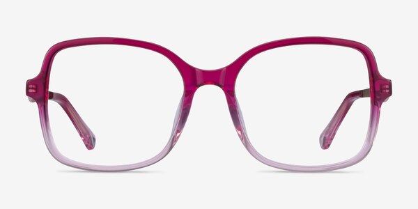 Clematis Clear Pink Acetate Eyeglass Frames