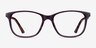 Paint Purple Tortoise PlasticEyeglass Frames from EyeBuyDirect, Front View