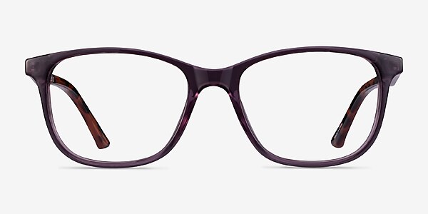 Paint Purple Tortoise Plastique Montures de lunettes de vue